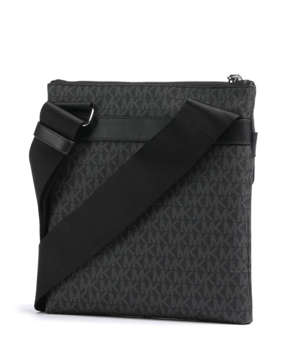 Hudson Umhängetasche Lederimitat schwarz