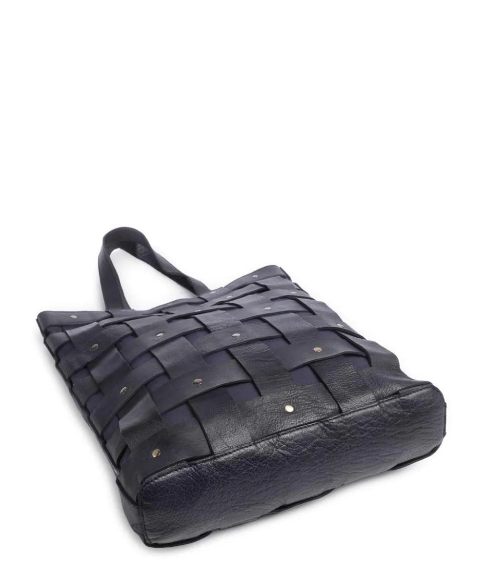 Griesgasse 3 Shopper genarbtes Rindsleder dunkelblau