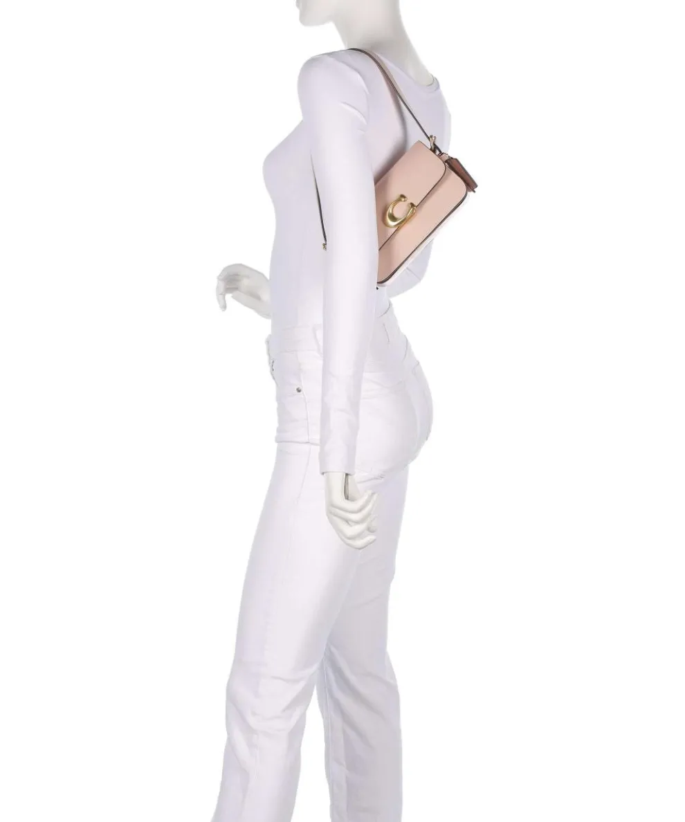 Zoe Schultertasche fein genarbtes Rindsleder powder