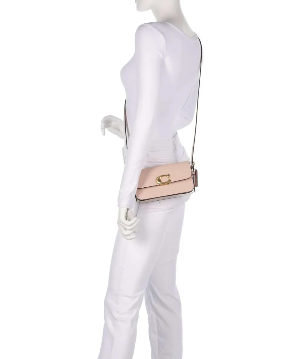 Zoe Schultertasche fein genarbtes Rindsleder powder