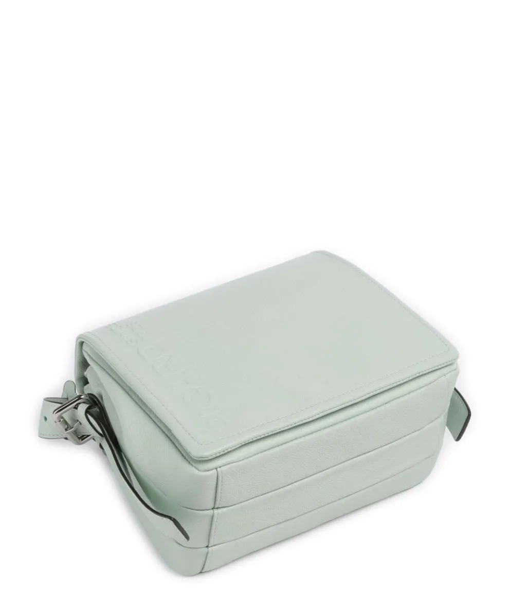 Zoom Umhängetasche genarbtes Rindsleder mintgrün