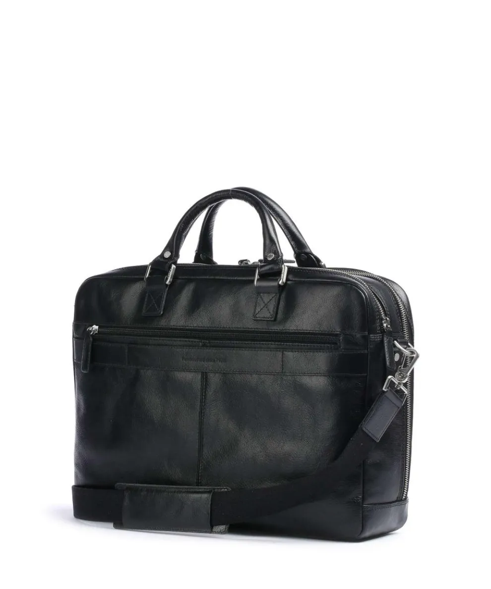 Buddy Aktentasche 15″ Büffelleder schwarz