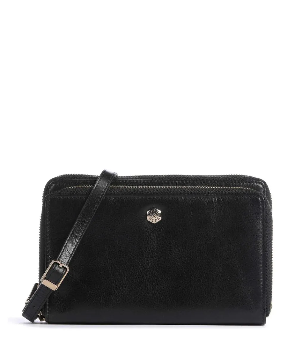 Zulu Geldbörse genarbtes Rindsleder schwarz