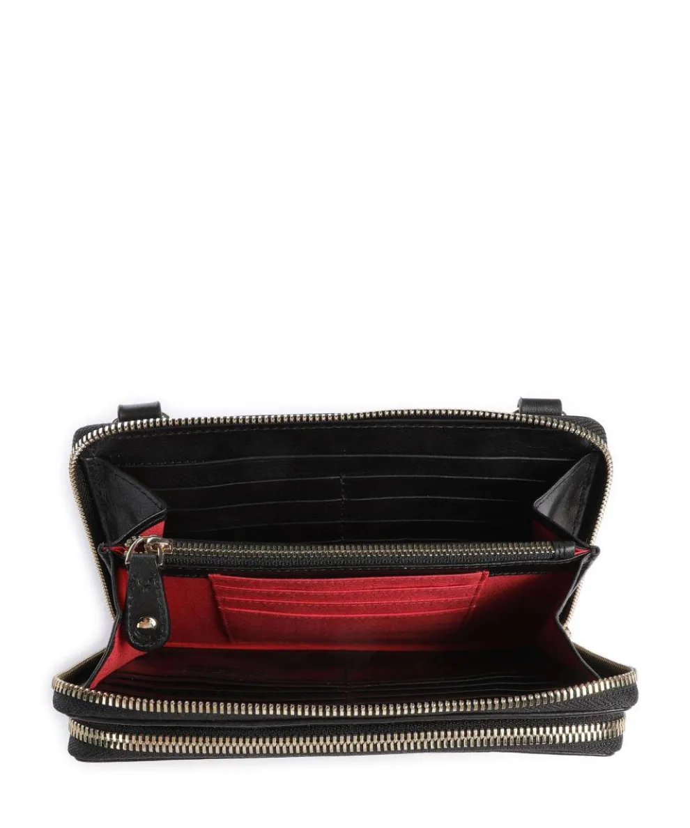 Zulu Geldbörse genarbtes Rindsleder schwarz