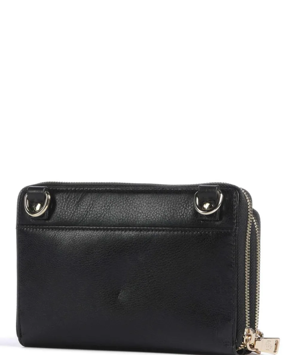 Zulu Geldbörse genarbtes Rindsleder schwarz