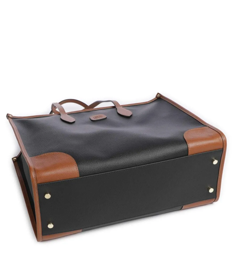 Firenze Shopper 14″ Lederimitat schwarz