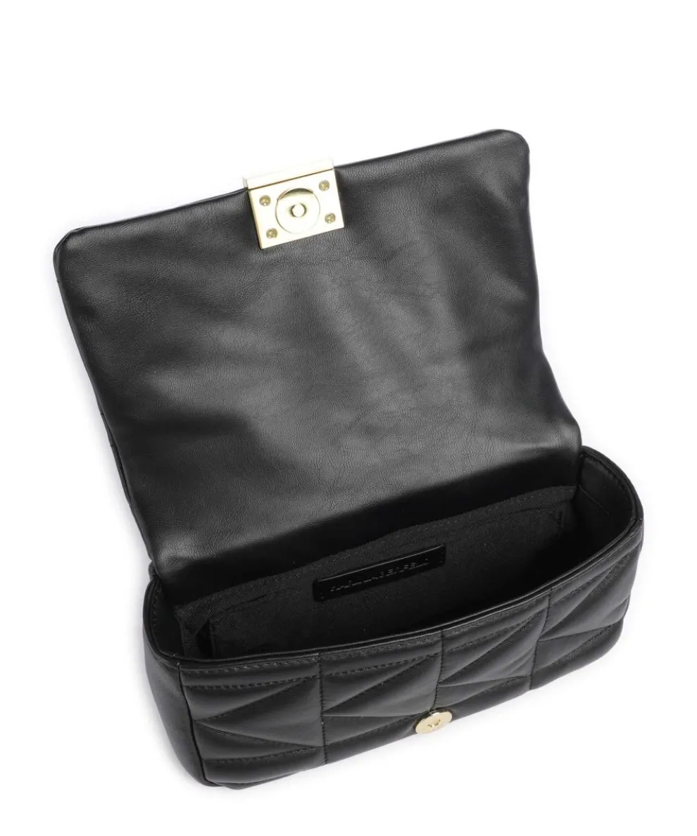 K/Kuilt Small Schultertasche Schafsleder schwarz